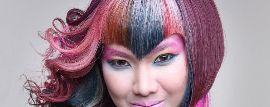 Winterish version of rainbow hair?